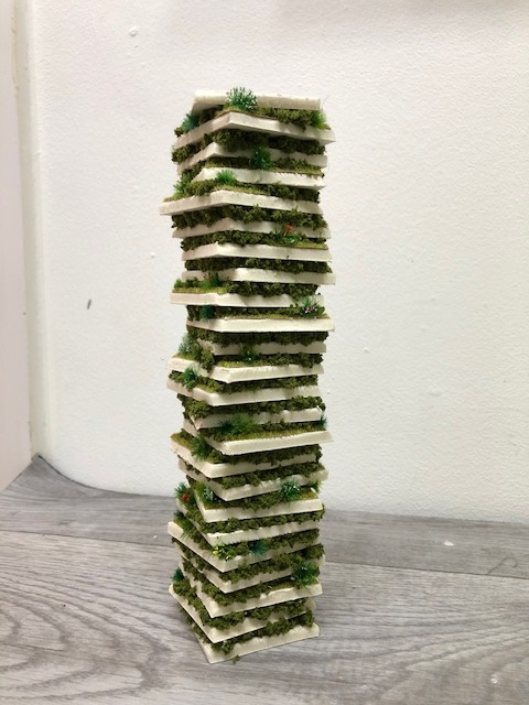 vertical growth maquette