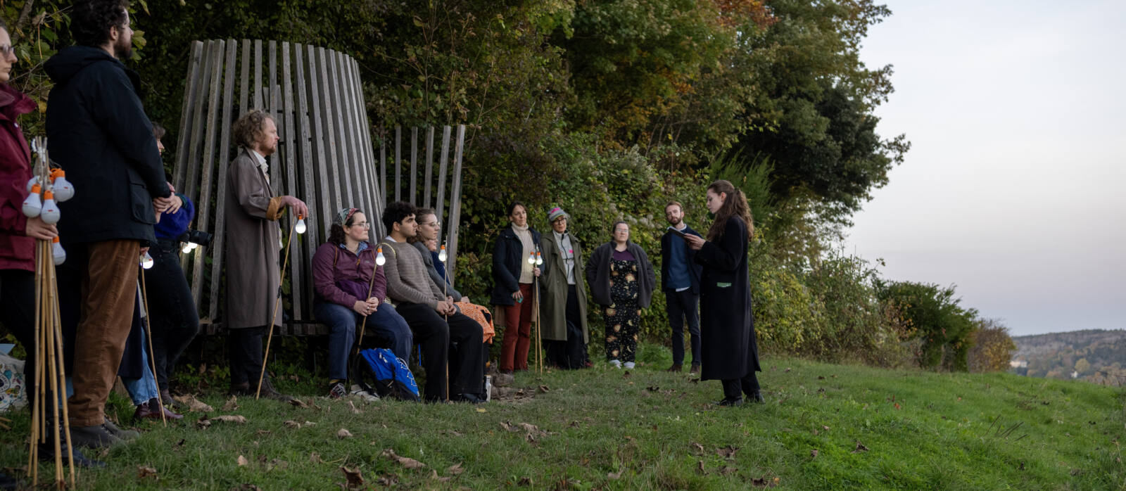Jade reading at Radius event