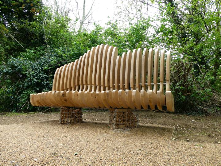Butterfly bench by Ben Graham
